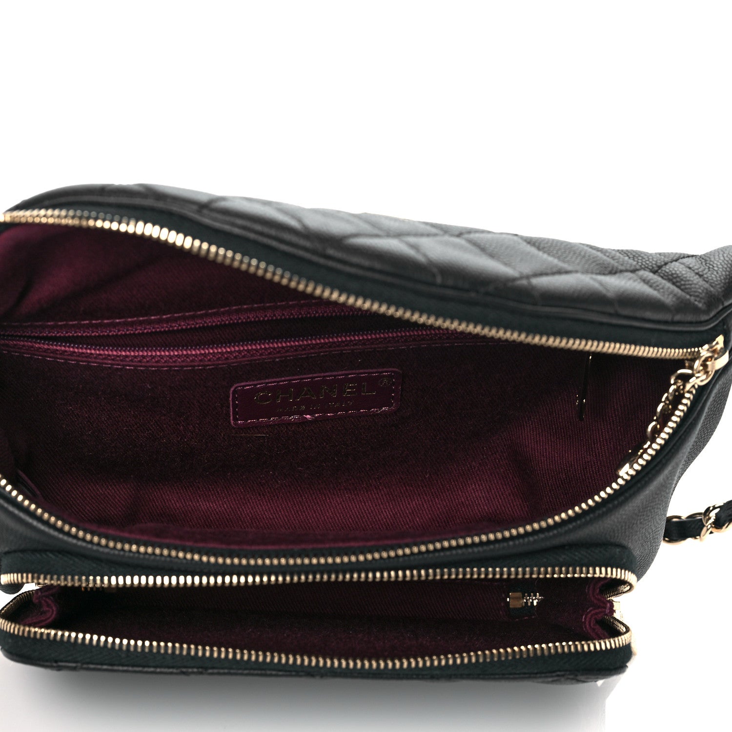 Chanel Caviar Quilted Business Affinity Waist Belt Bag Black 5 of 10