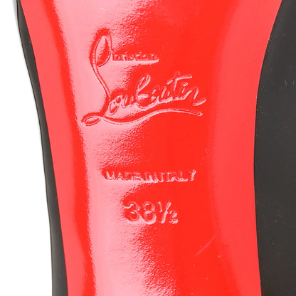 Christian Louboutin Patent Lady Peep 150 Pumps 38.5 Black 8 of 9