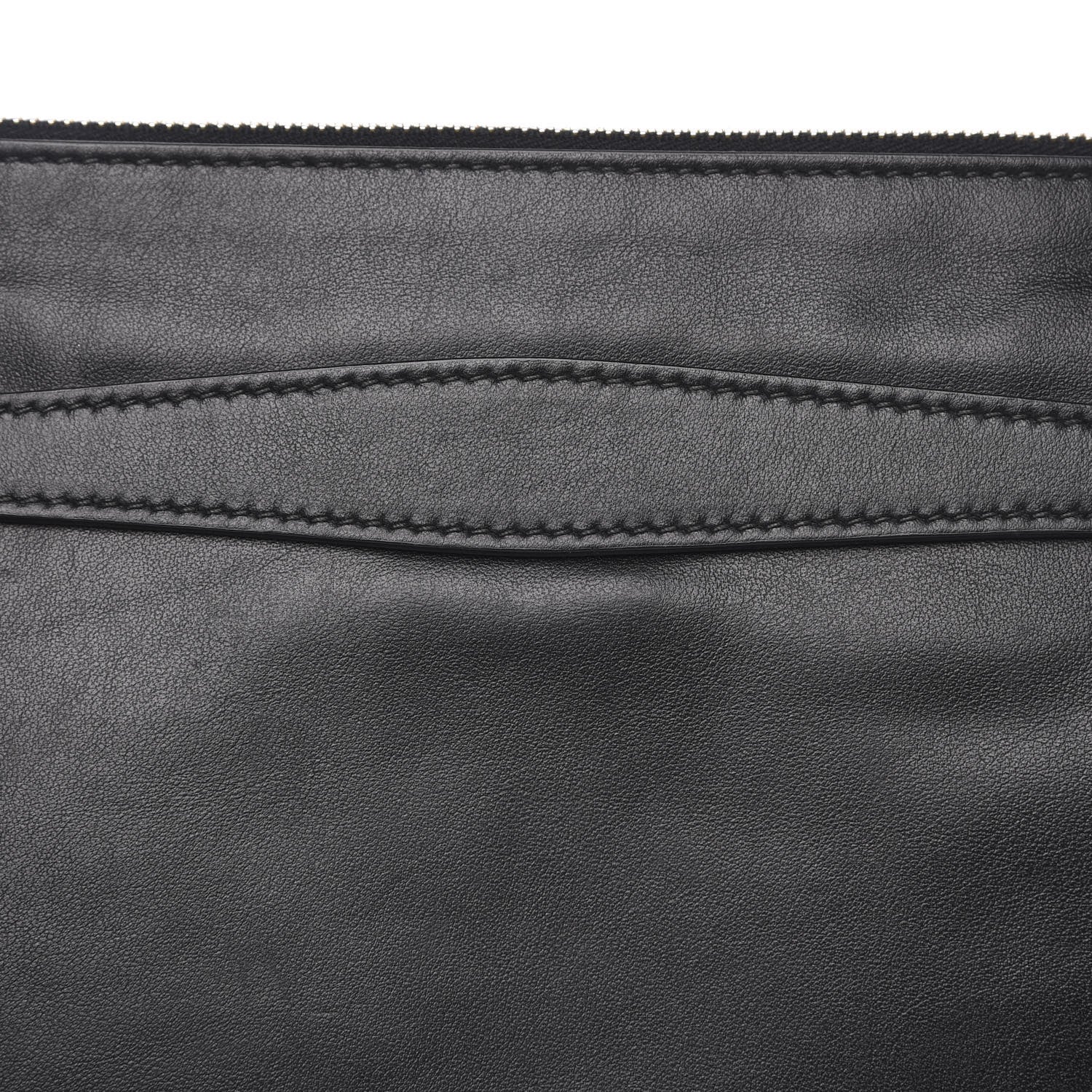 Miu Miu Soft Calf Studded Zip Pouch Black 7 of 8