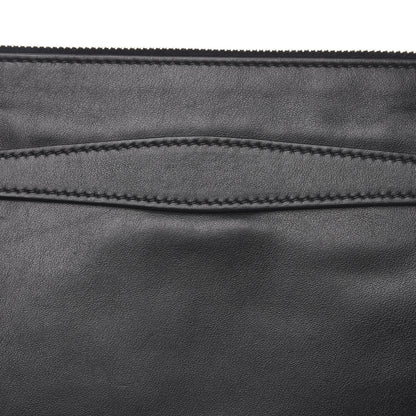 Miu Miu Soft Calf Studded Zip Pouch Black 7 of 8