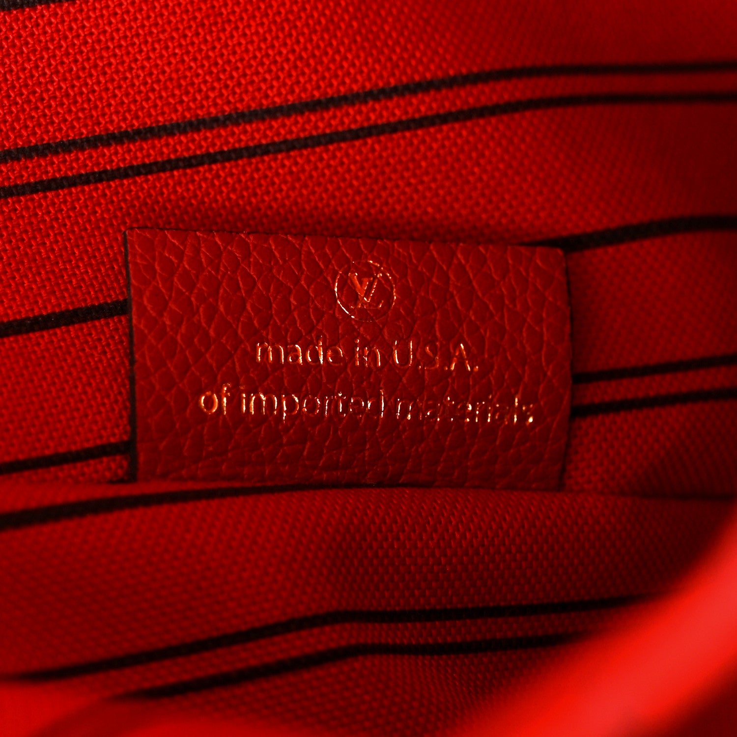 Louis Vuitton Empreinte Pochette Metis Scarlet 8 of 15