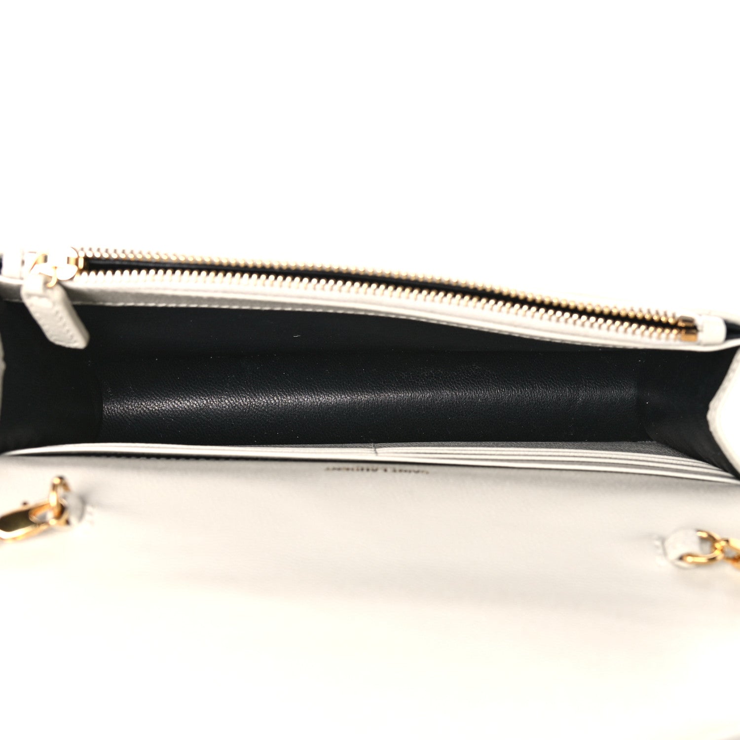 Saint Laurent Grain De Poudre Matelasse Chevron Monogram Envelope Chain Crema Soft 5 of 10