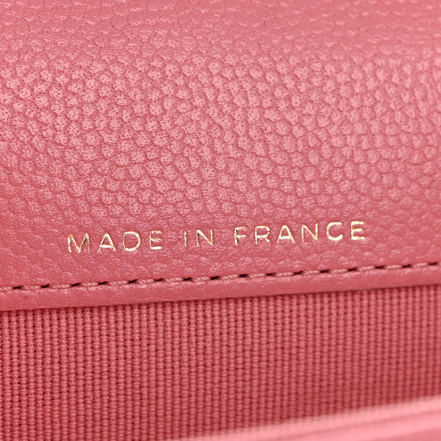 Chanel Caviar Quilted Flap Card Holder Wallet Pink 7 of 10