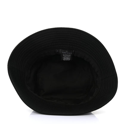 Chanel Cotton CC Bucket Hat M Black 7 of 8