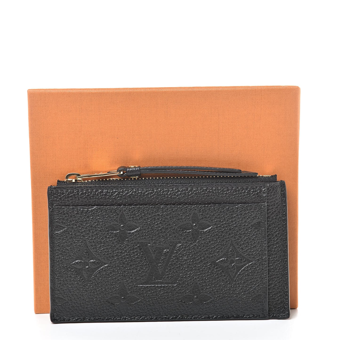 Empreinte Zipper Card Holder Black