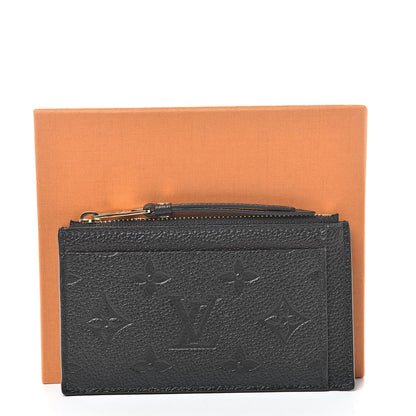 Louis Vuitton Empreinte Zipper Card Holder Black 8 of 8