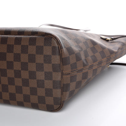 Louis Vuitton Damier Ebene Neo Neverfull MM Rose Ballerine 15 of 16