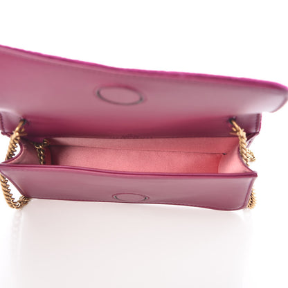 Gucci Velvet Matelasse GG Marmont Mini Bag Fuchsia Violet Cyclamen 5 of 7