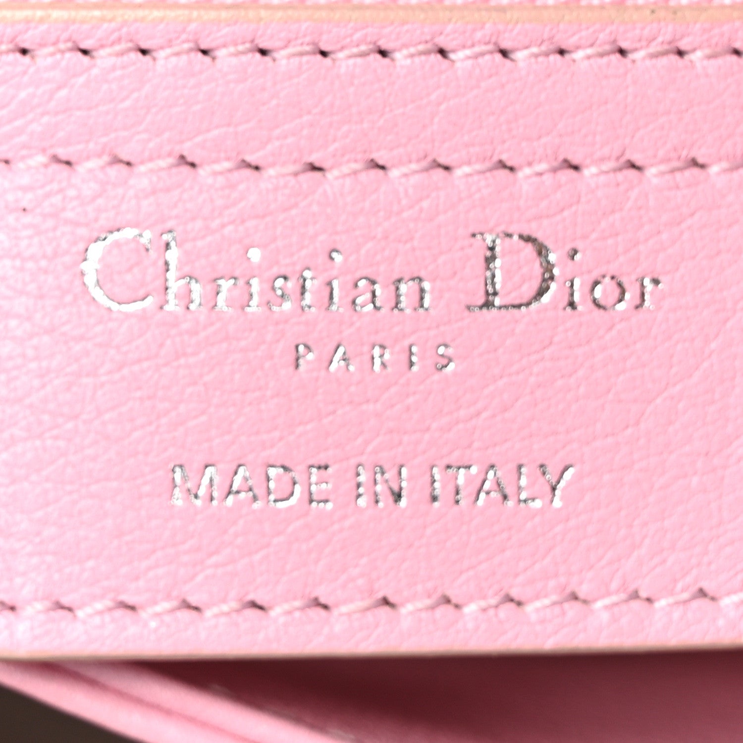 Christian Dior Calfskin Large Diorling Rose Candy 6 of 10