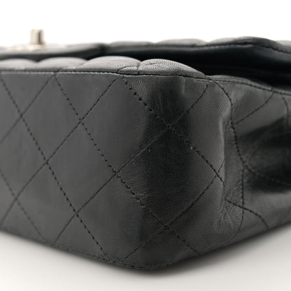 Chanel Lambskin Quilted Medium Double Flap Black 10 of 13