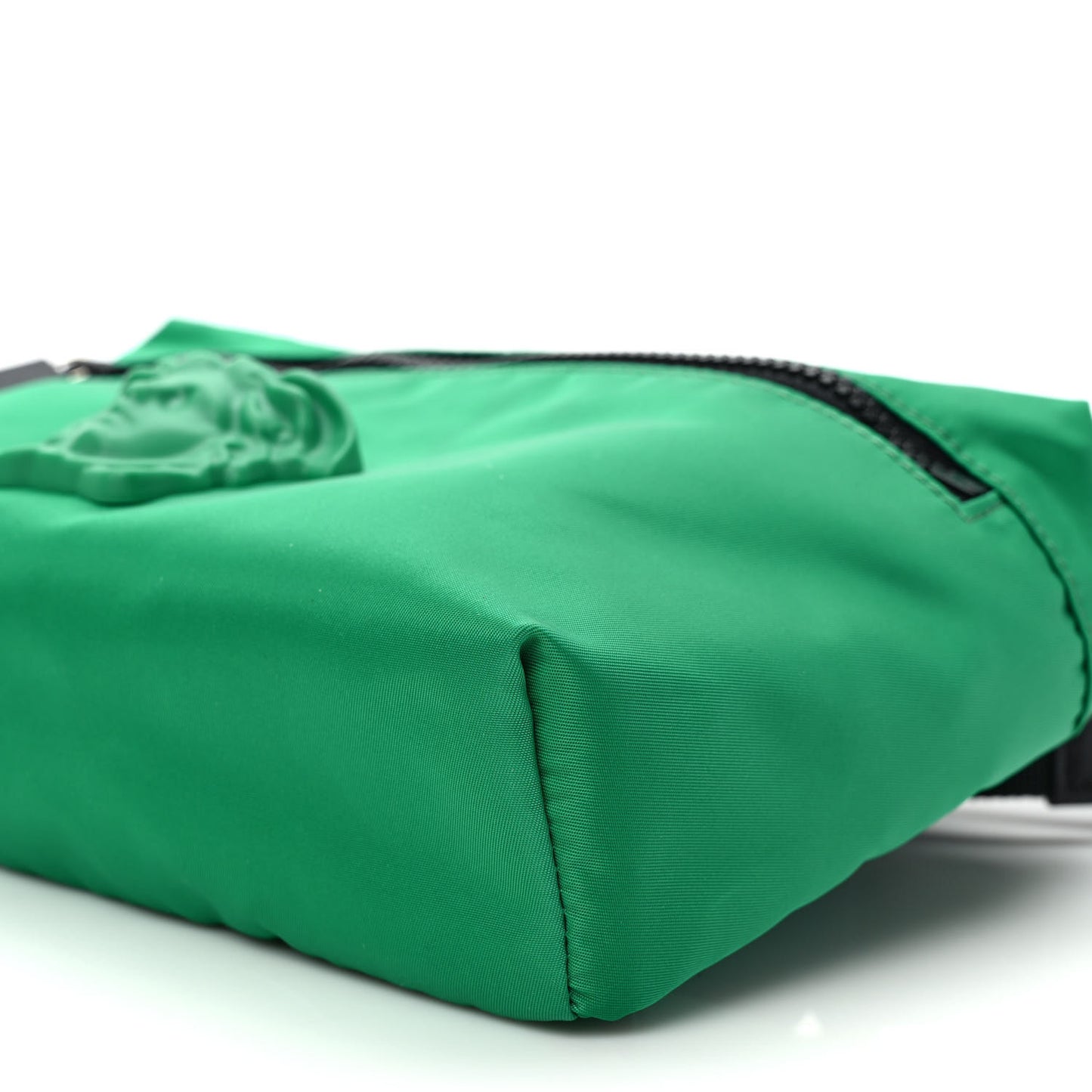 Nylon Palazzo Medusa Belt Bag Green