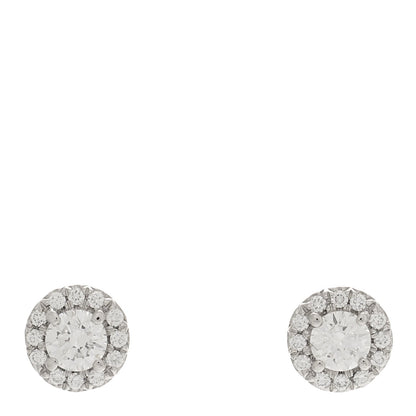 Tiffany Platinum Diamond .17ctw Soleste Earrings 1 of 5