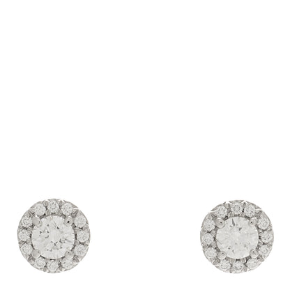Tiffany Platinum Diamond .17ctw Soleste Earrings 1 of 5