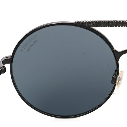 Chanel Metal Winter Round Sunglasses 4232 Black 7 of 9