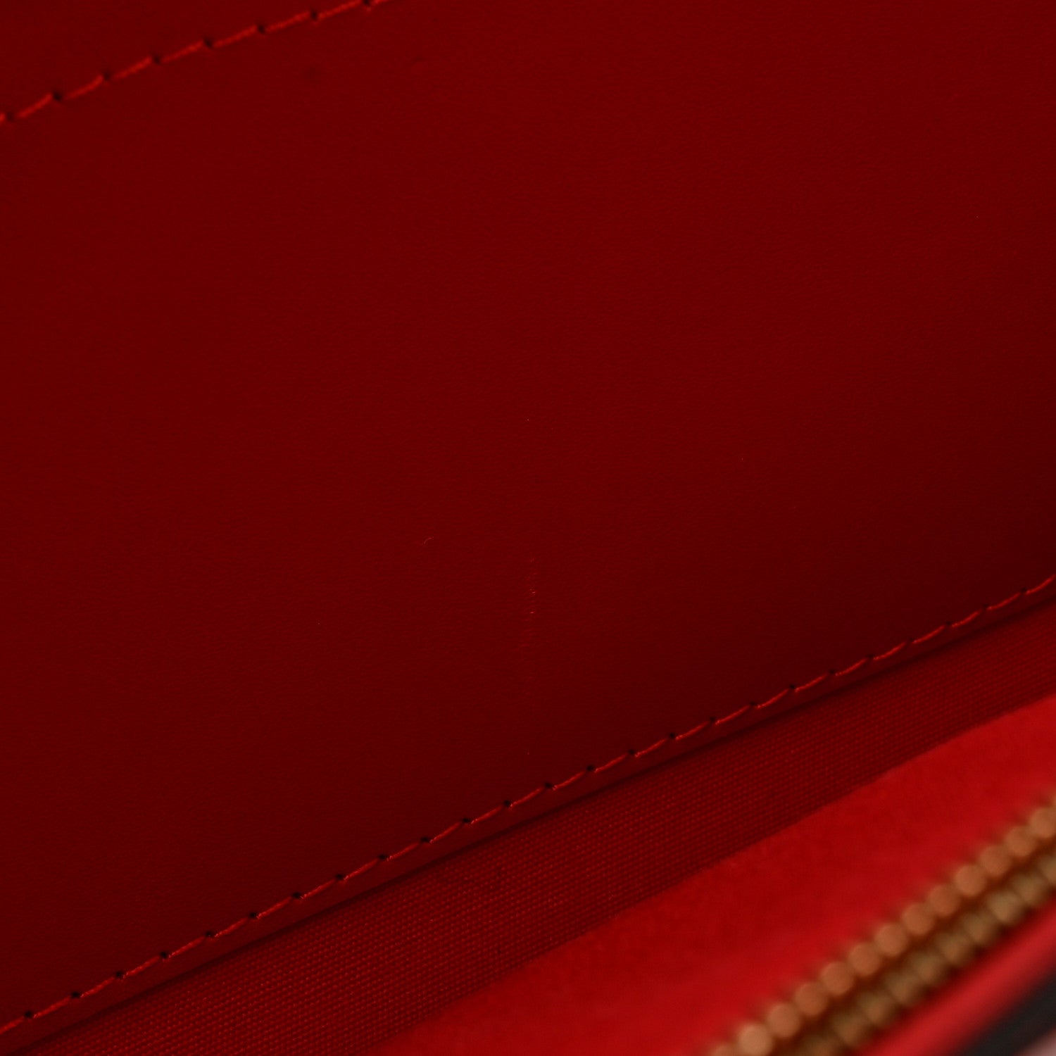Louis Vuitton Patent Louise Clutch Cherry 9 of 10