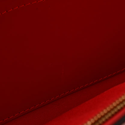 Louis Vuitton Patent Louise Clutch Cherry 9 of 10