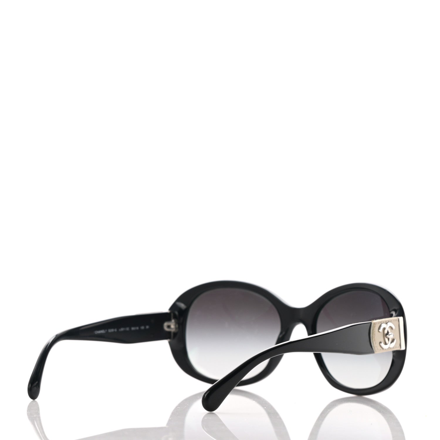 Chanel Acetate CC Turnlock Sunglasses 5235-Q Black Beige 4 of 7