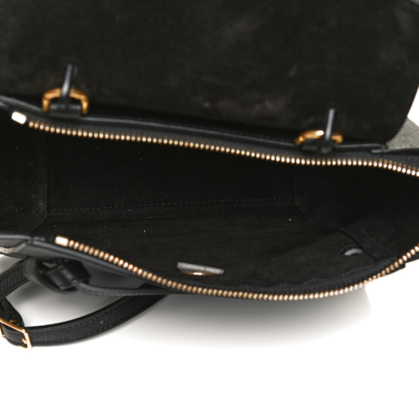 Grained Calfskin Nano Belt Bag Black