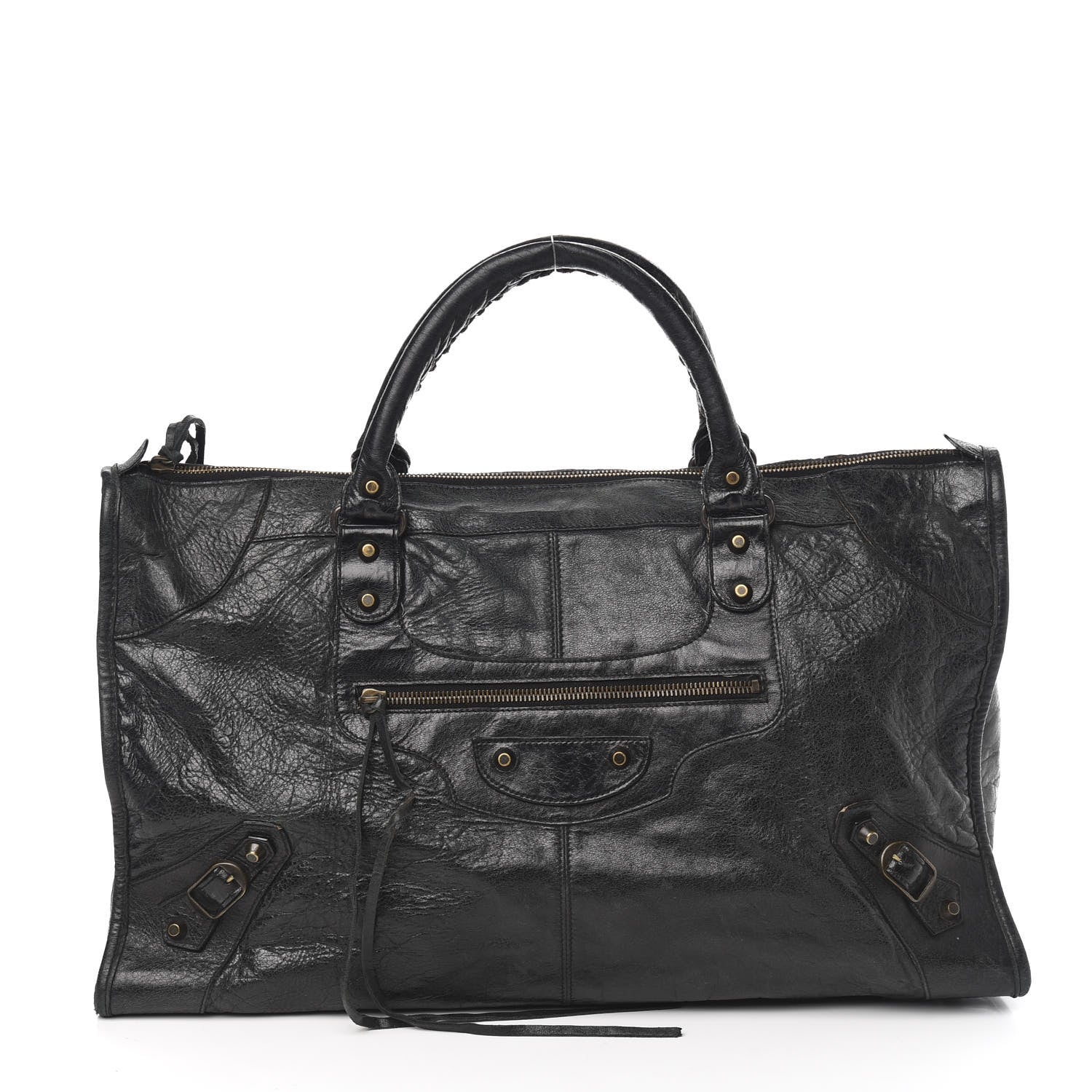 Balenciaga Agneau Classic Hardware Work Anthracite 1 of 11
