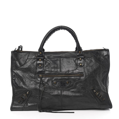 Balenciaga Agneau Classic Hardware Work Anthracite 1 of 11