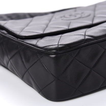 Chanel Lambskin Quilted CC Tassel Camera Case Black 6 of 13