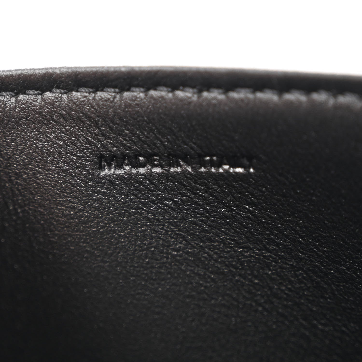 Celine Shiny Calfskin Teen Triomphe Black 7 of 12