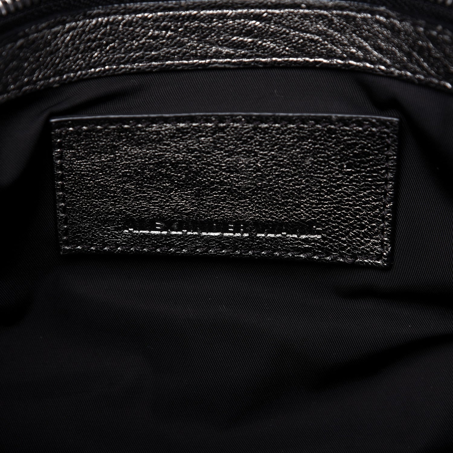 Alexander Wang Metallic Pebbled Lambskin Rockie Carbon Silver Hardware 8 of 10