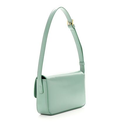 Celine Shiny Calfskin Triomphe Shoulder Bag Celadon 3 of 11