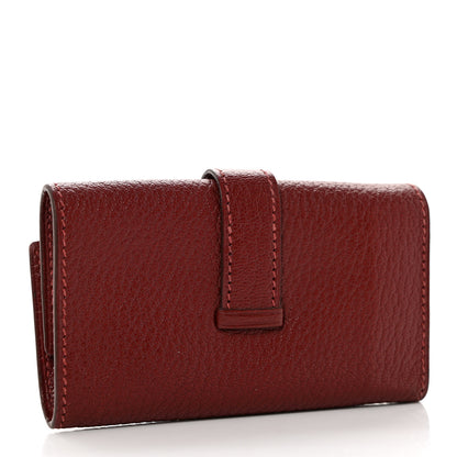 Hermes Chevre Mysore Bearn Multicles 6 Key Holder Rouge H 3 of 6