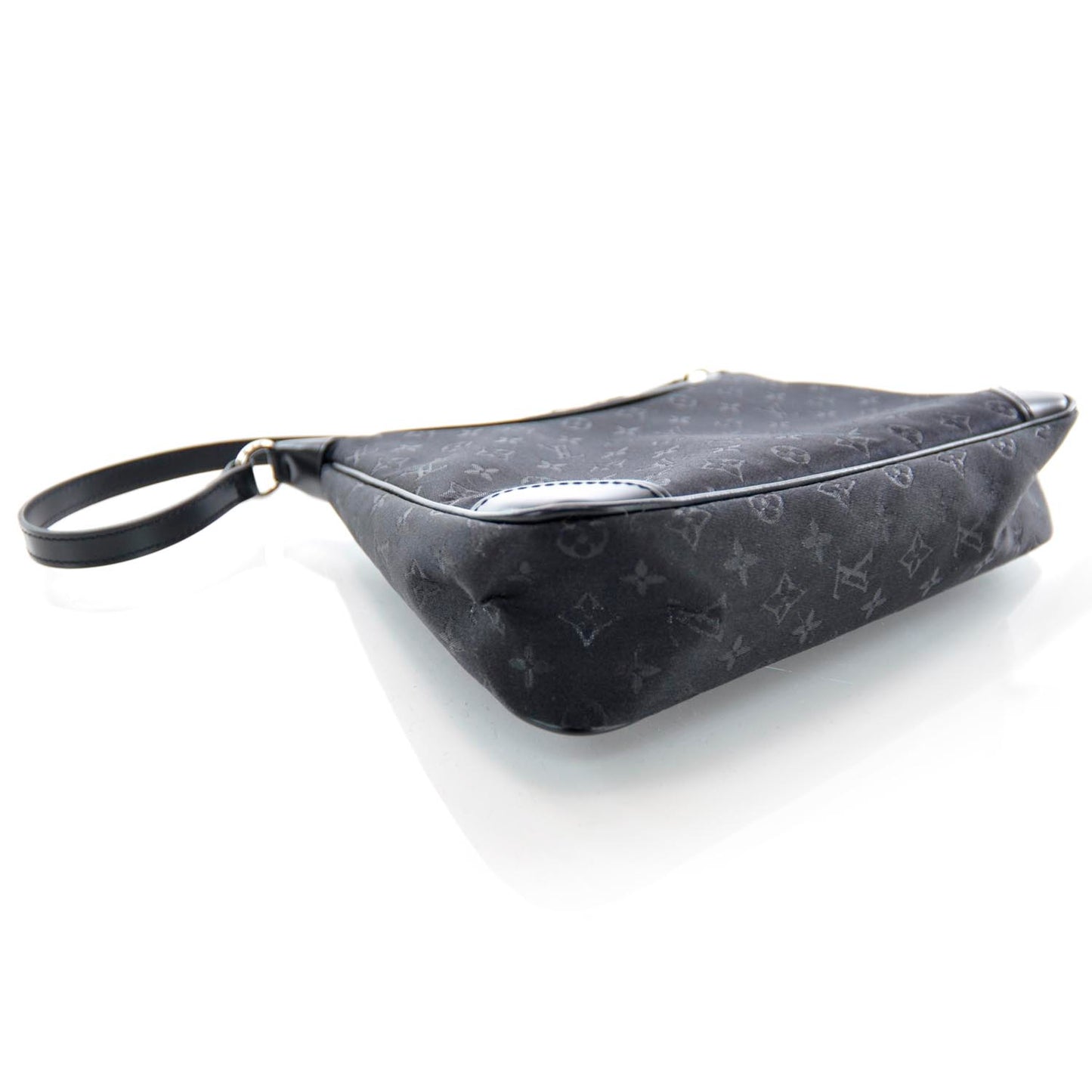 Satin Monogram Mini Boulogne Black