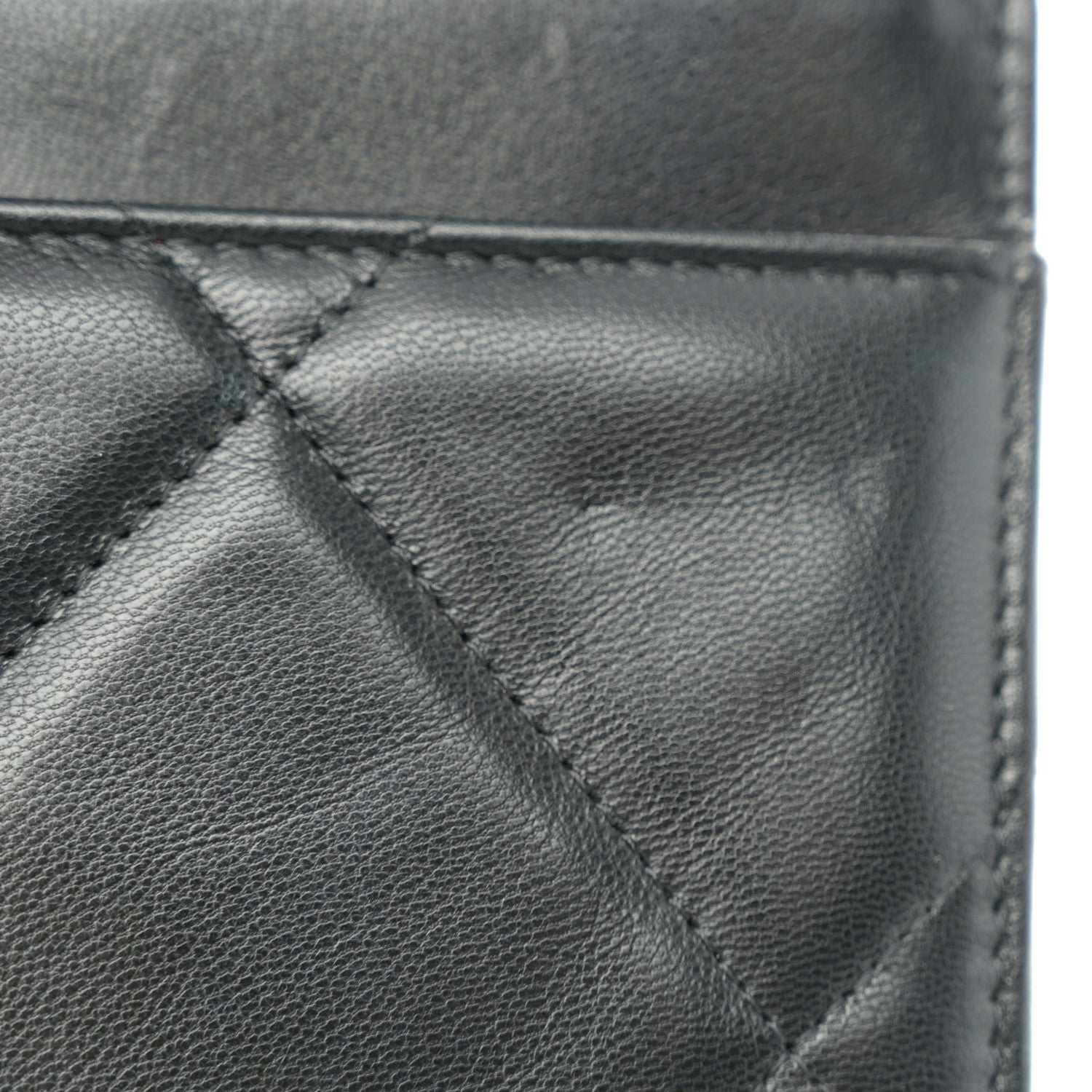 Chanel Lambskin Quilted Chanel 19 Wallet On Chain WOC Black 12 of 13