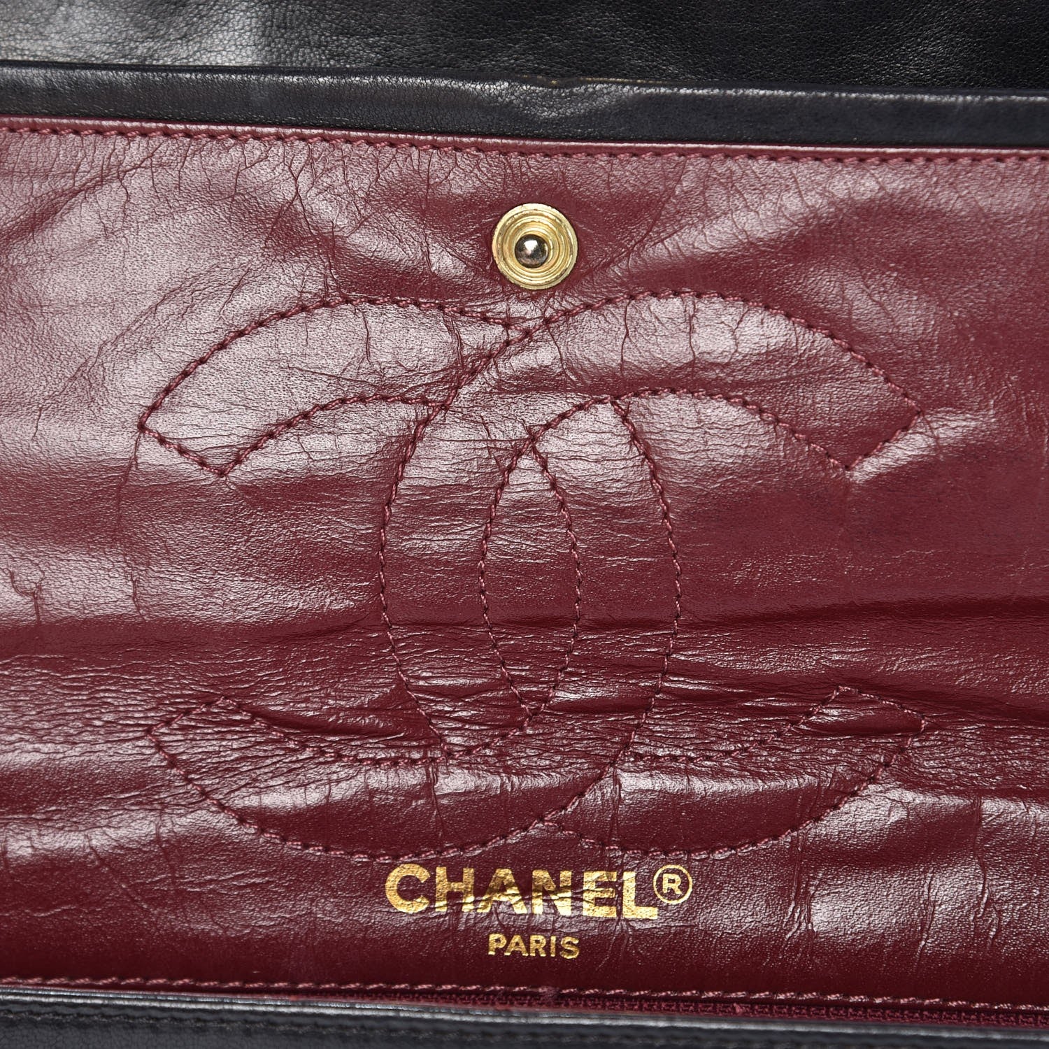 Chanel Lambskin Quilted Medium Double Flap Black 8 of 10