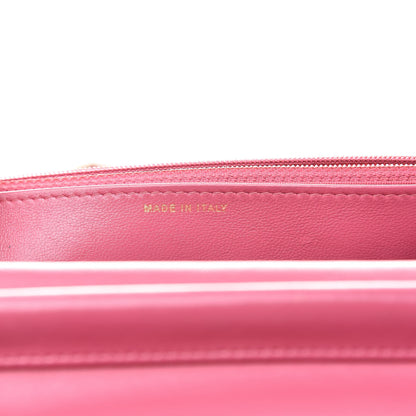 Chanel Lambskin Quilted Wallet On Chain WOC Pink 7 of 14