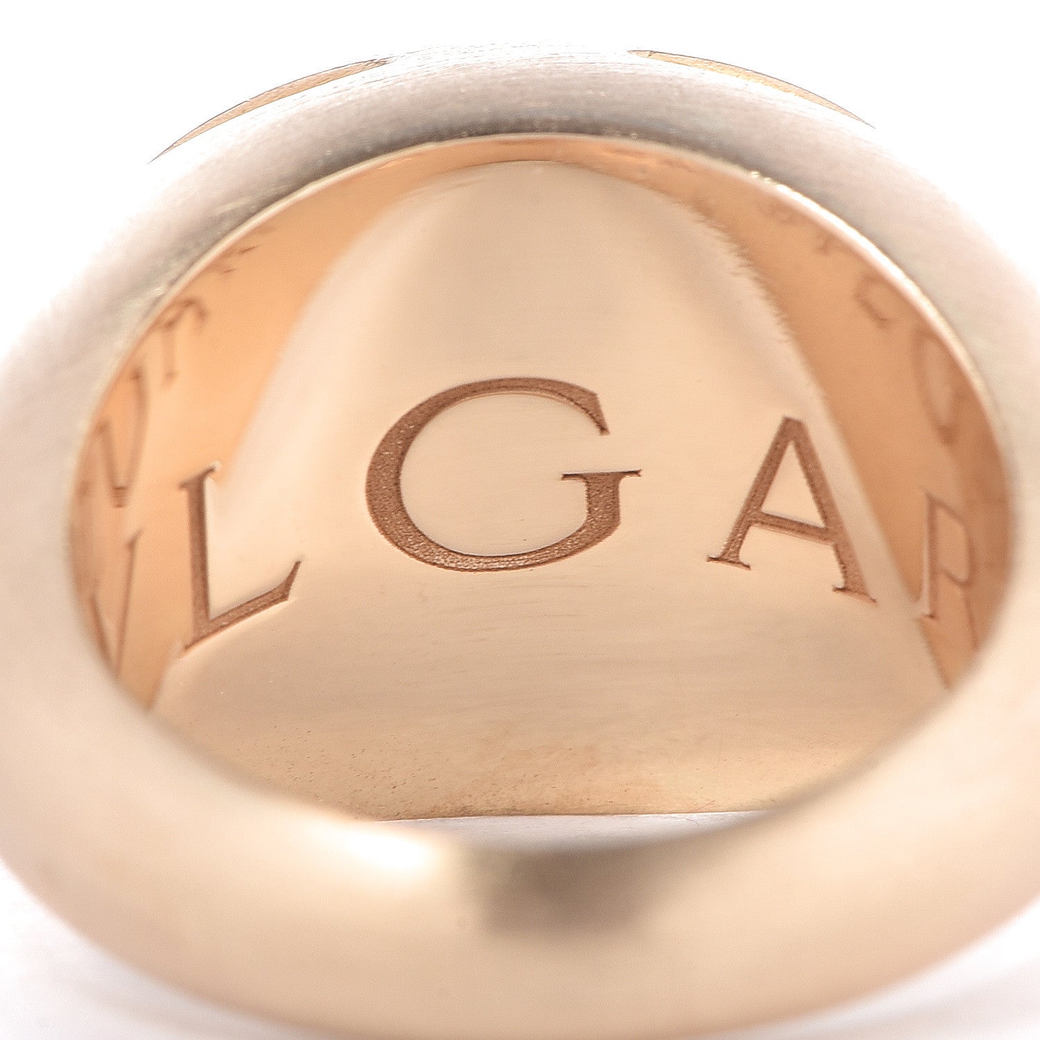 Bulgari 18K Yellow Gold BVLGARI Dome Ring 52 6 5 of 5