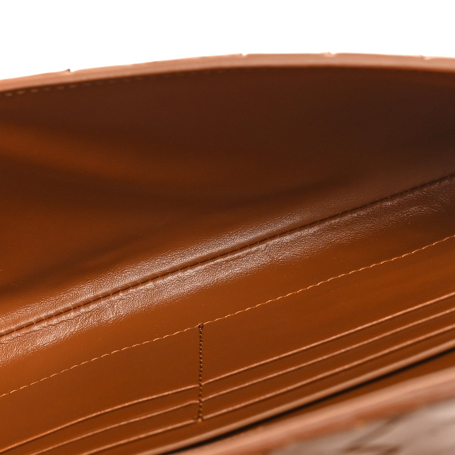 Bottega Veneta Nappa Intrecciato Long Andiamo Top Handle Clutch Cognac 5 of 7