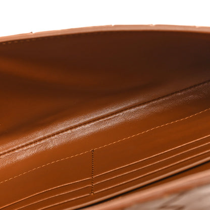Bottega Veneta Nappa Intrecciato Long Andiamo Top Handle Clutch Cognac 5 of 7