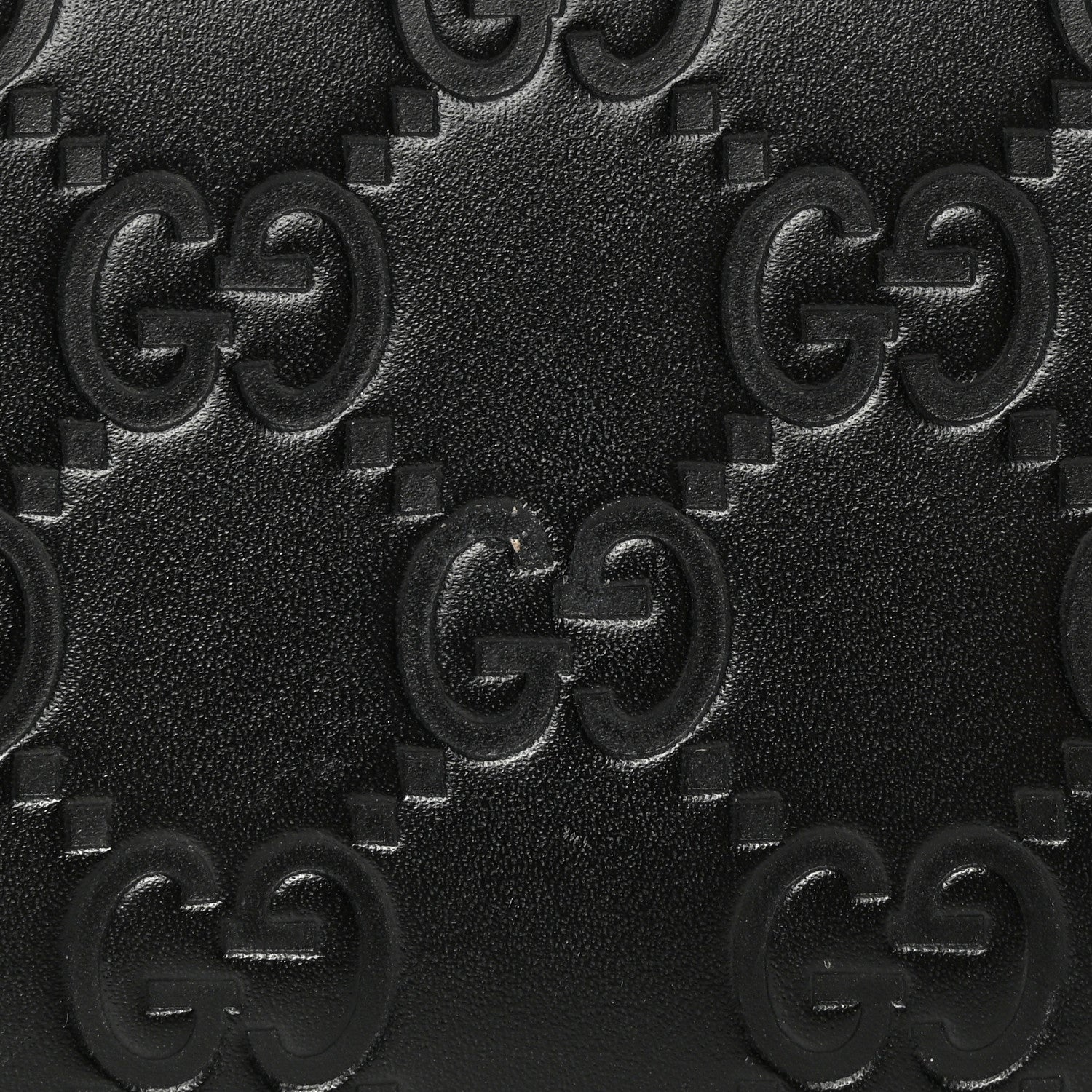 Gucci Guccissima Zip Around Card Case Black 10 of 14