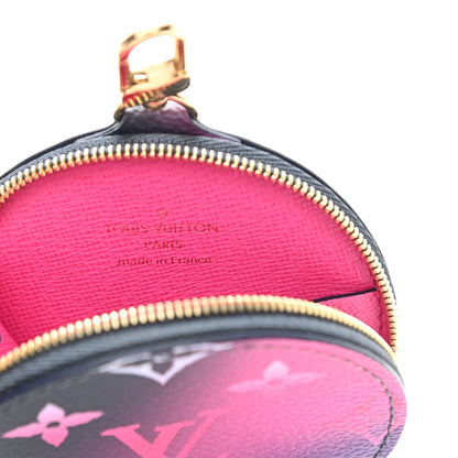 Louis Vuitton Monogram Spring In The City Papillon BB Round Coin Purse Midnight Fuchsia 6 of 6