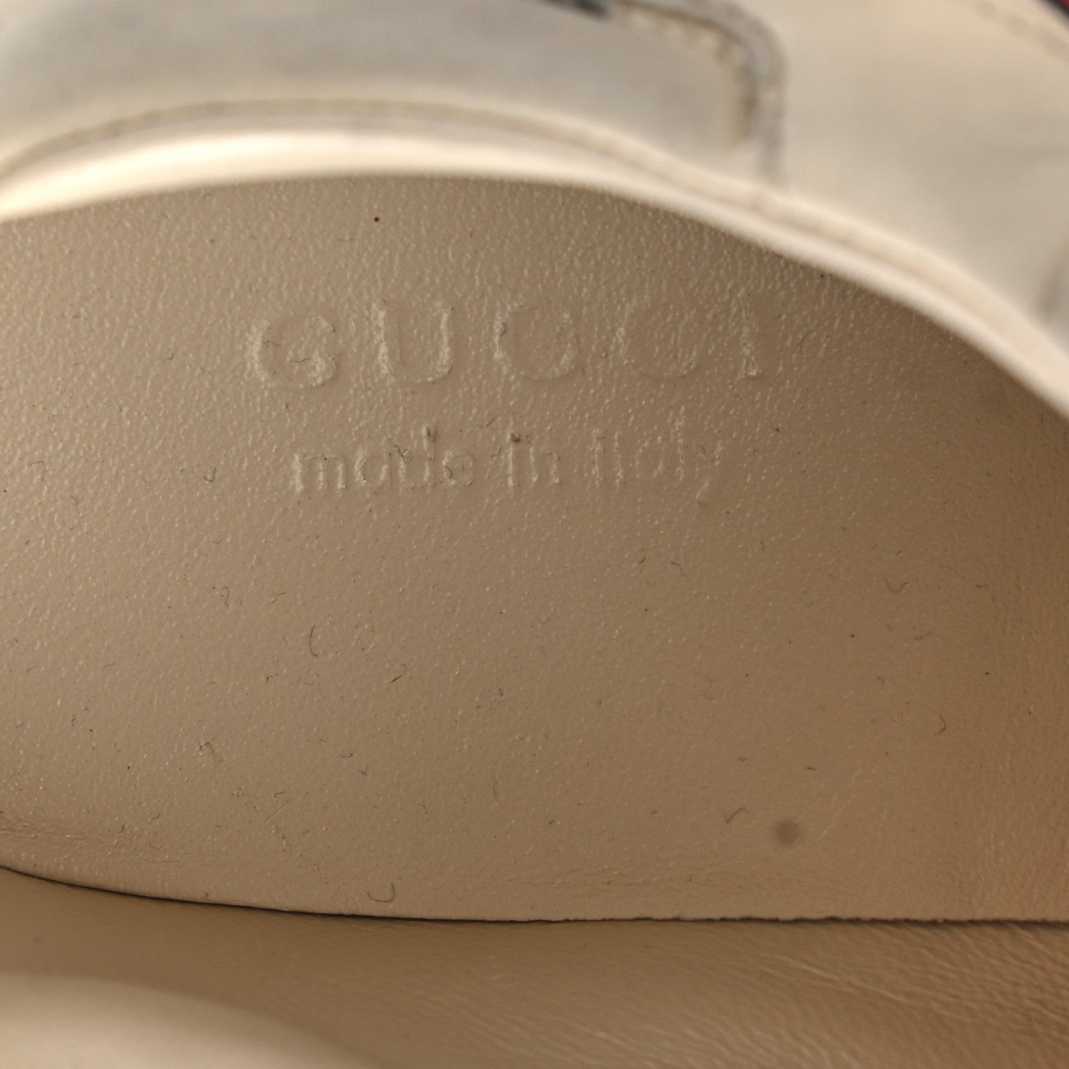 Gucci Calfskin Mouth Print Womens Rhyton Sneakers 36 Ivory 7 of 8