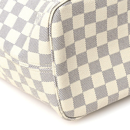 Louis Vuitton Damier Azur Neo Neverfull MM Rose Ballerine 9 of 11