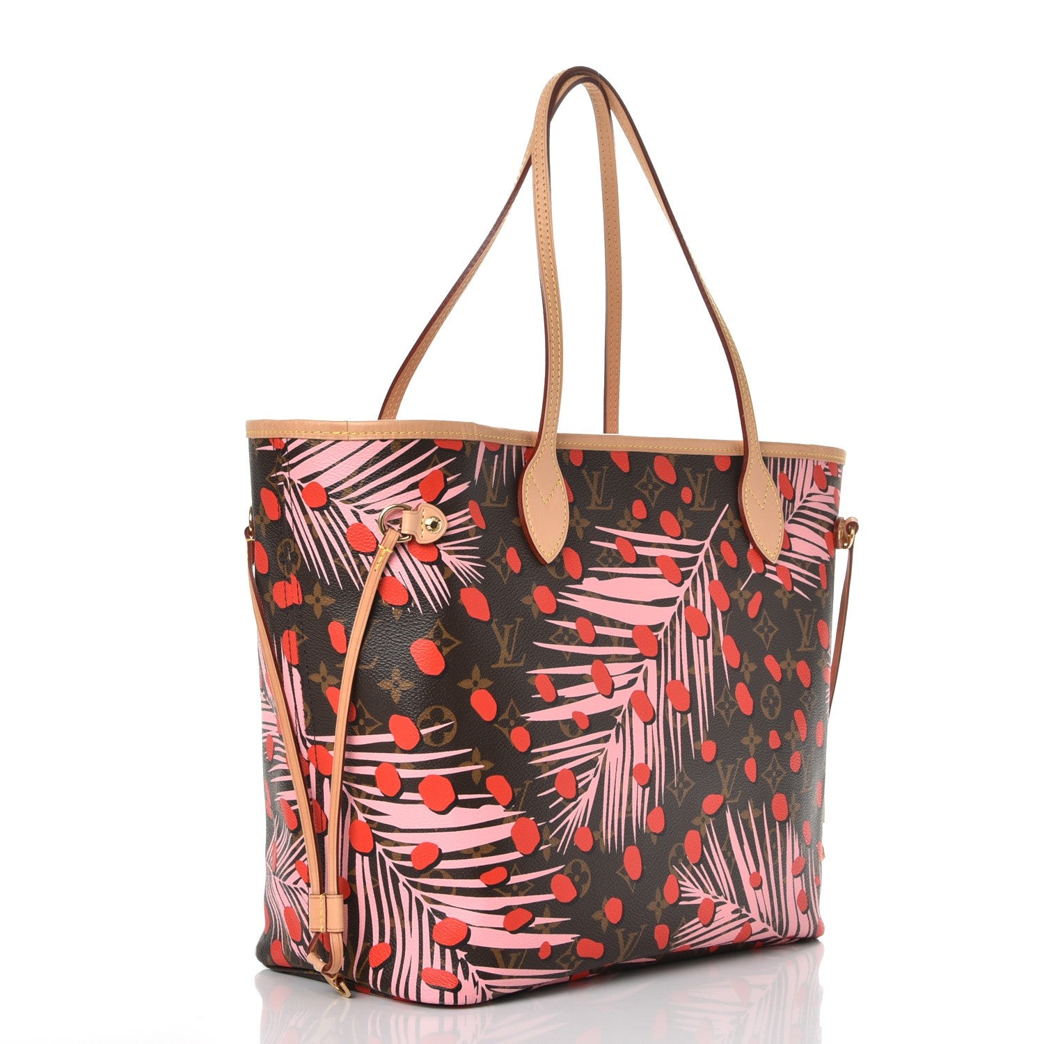 Louis Vuitton Monogram Jungle Dots Neo Neverfull MM Sugar Pink Poppy 3 of 7