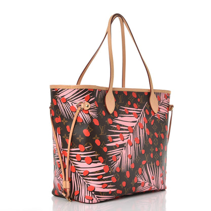 Louis Vuitton Monogram Jungle Dots Neo Neverfull MM Sugar Pink Poppy 3 of 7