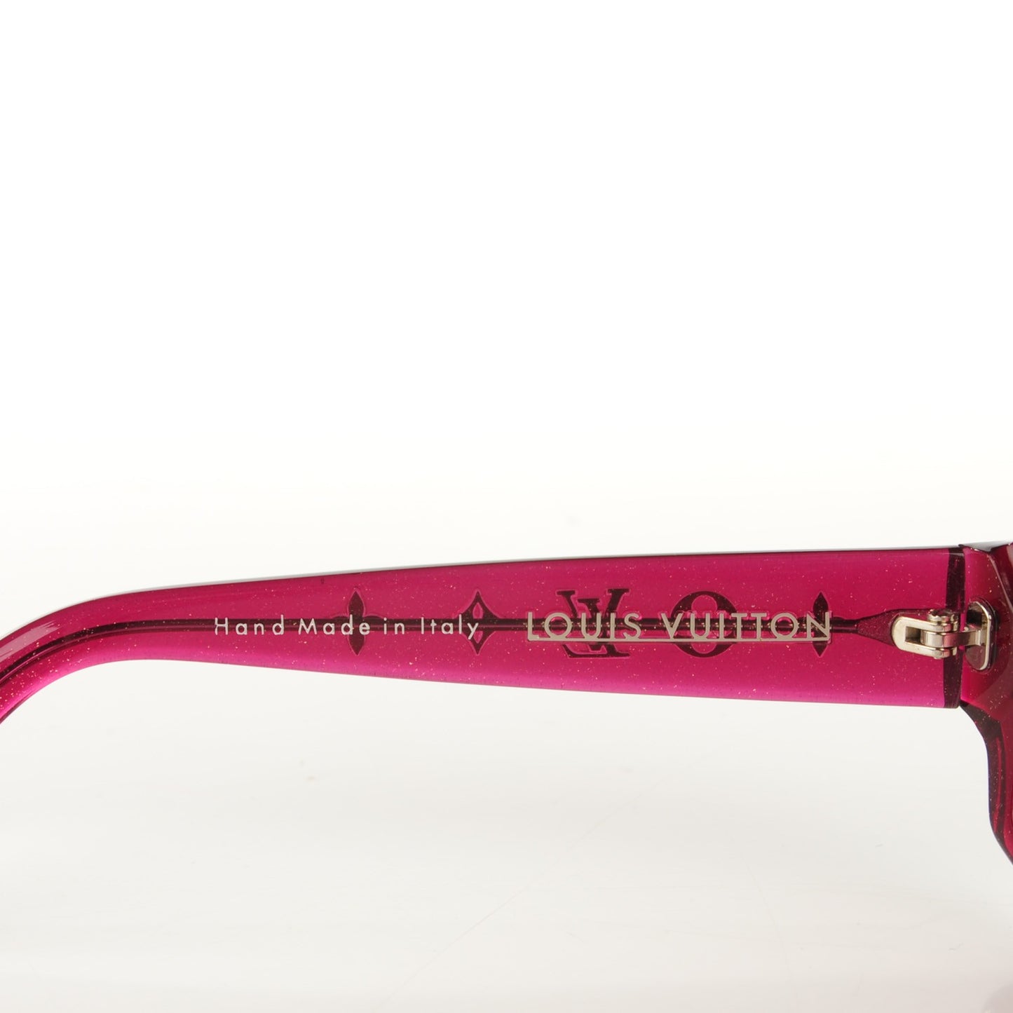 Obsession Carre Landscape Sunglasses Glitter Fuchsia