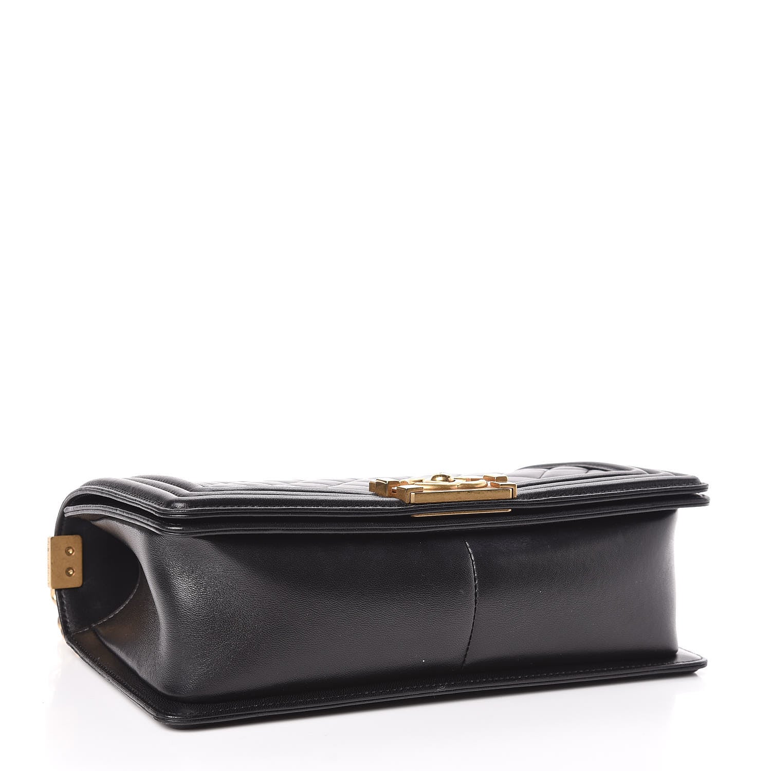 Chanel Lambskin Quilted Medium Boy Flap Black 4 of 14
