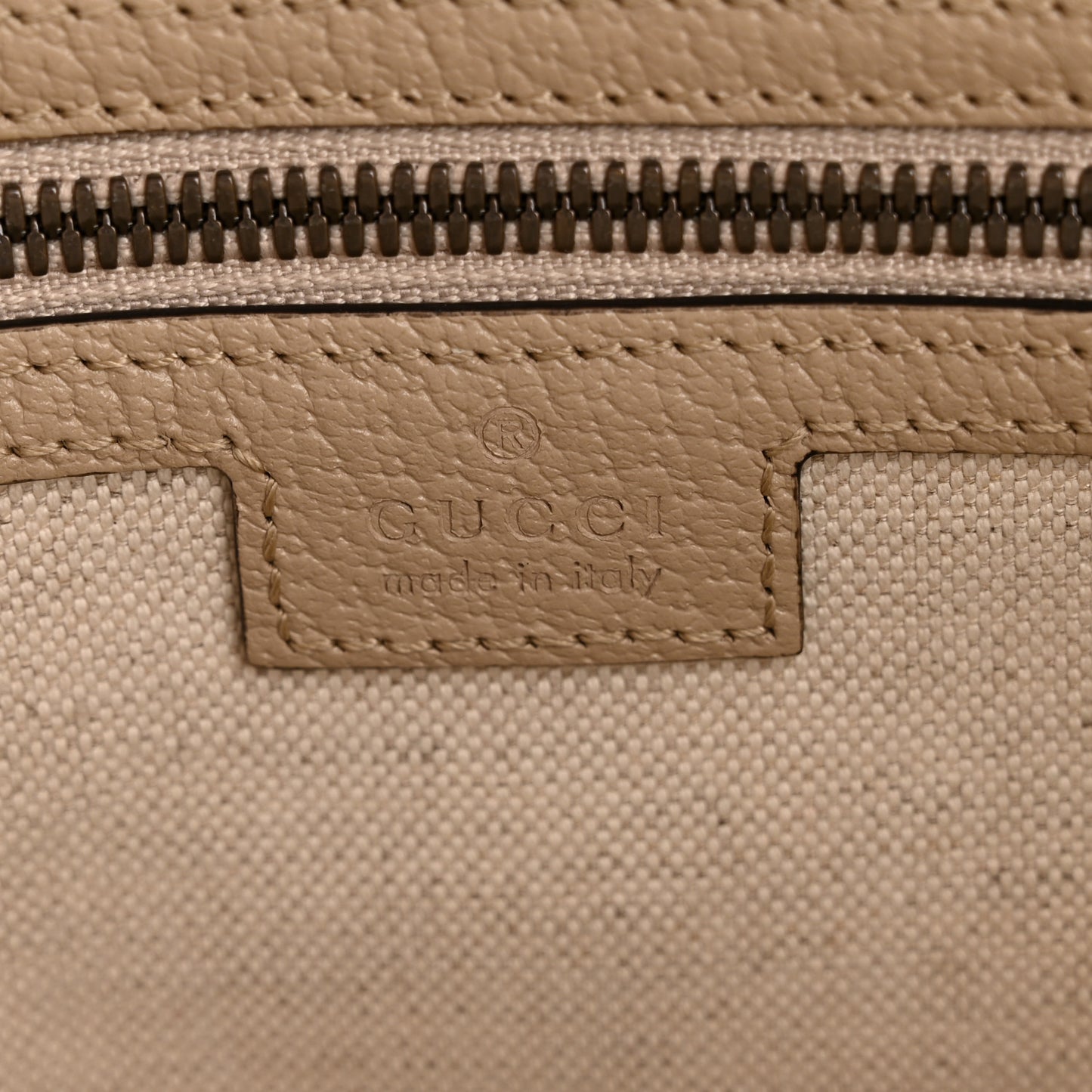 GG Supreme Monogram Textured Dollar Calfskin Web Small Ophidia Half Moon Hobo Beige Mystic White Oatmeal