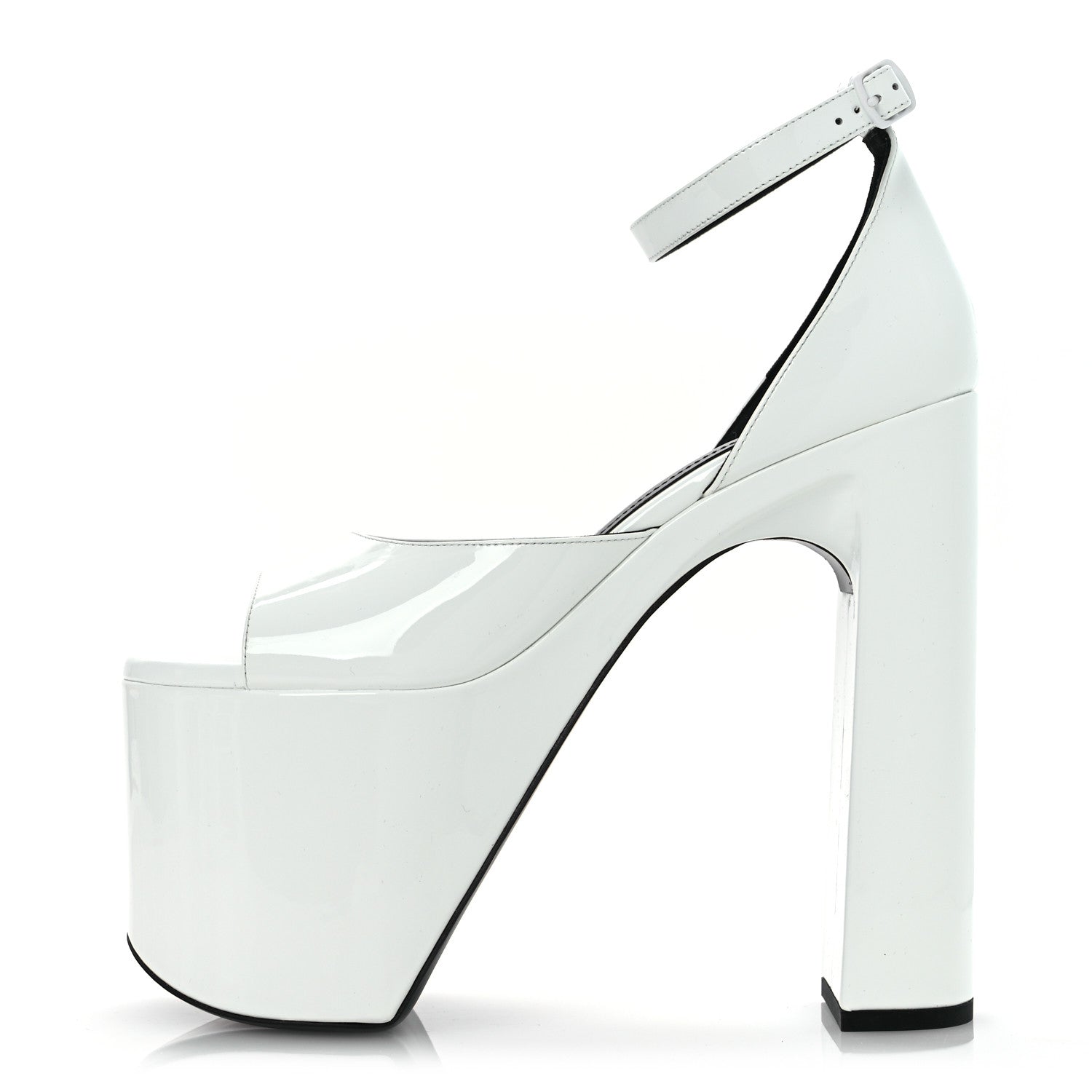 Balenciaga Patent Camden 160mm Platform Pumps 37 White 1 of 11