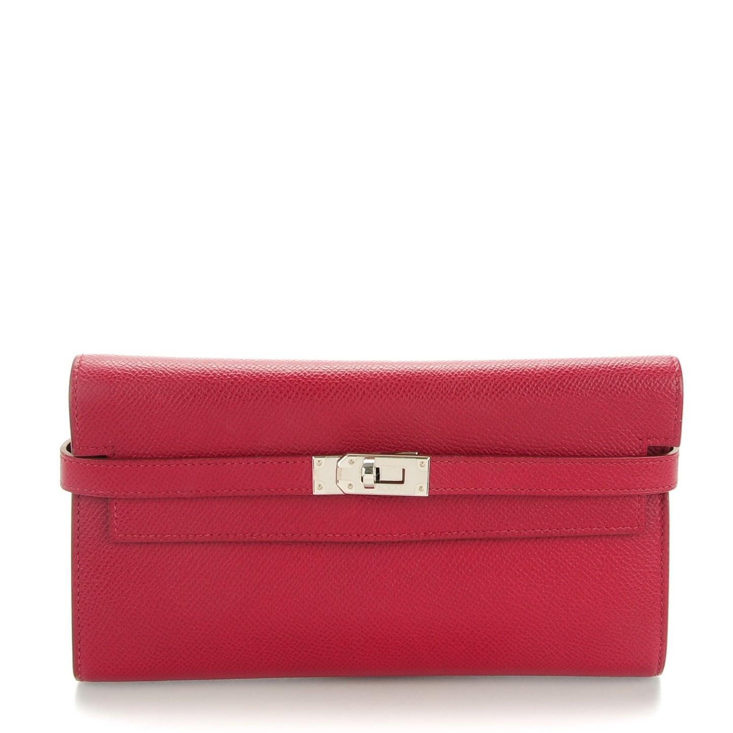 Epsom Kelly Longue Wallet Rubis