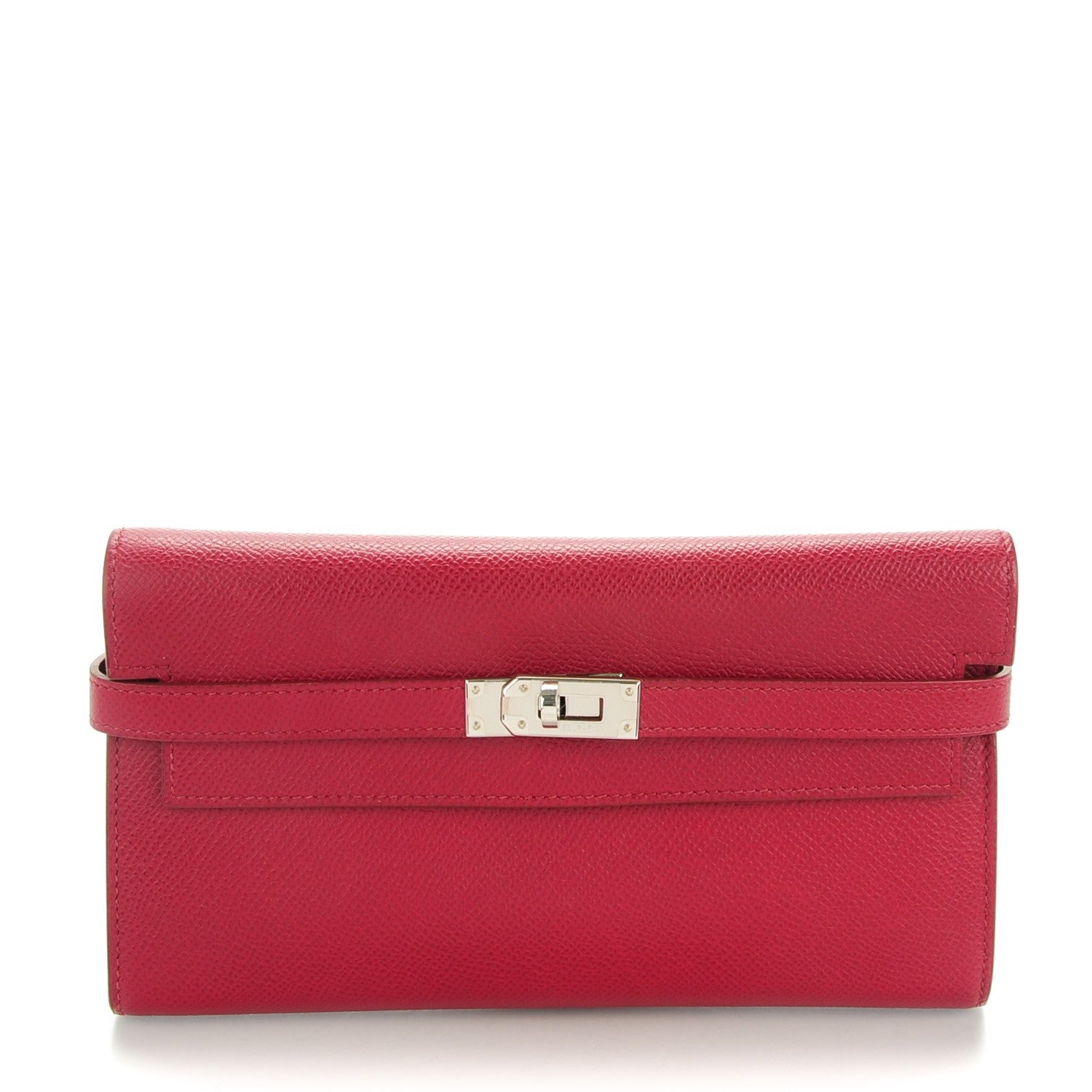 Hermes Epsom Kelly Longue Wallet Rubis 1 of 14