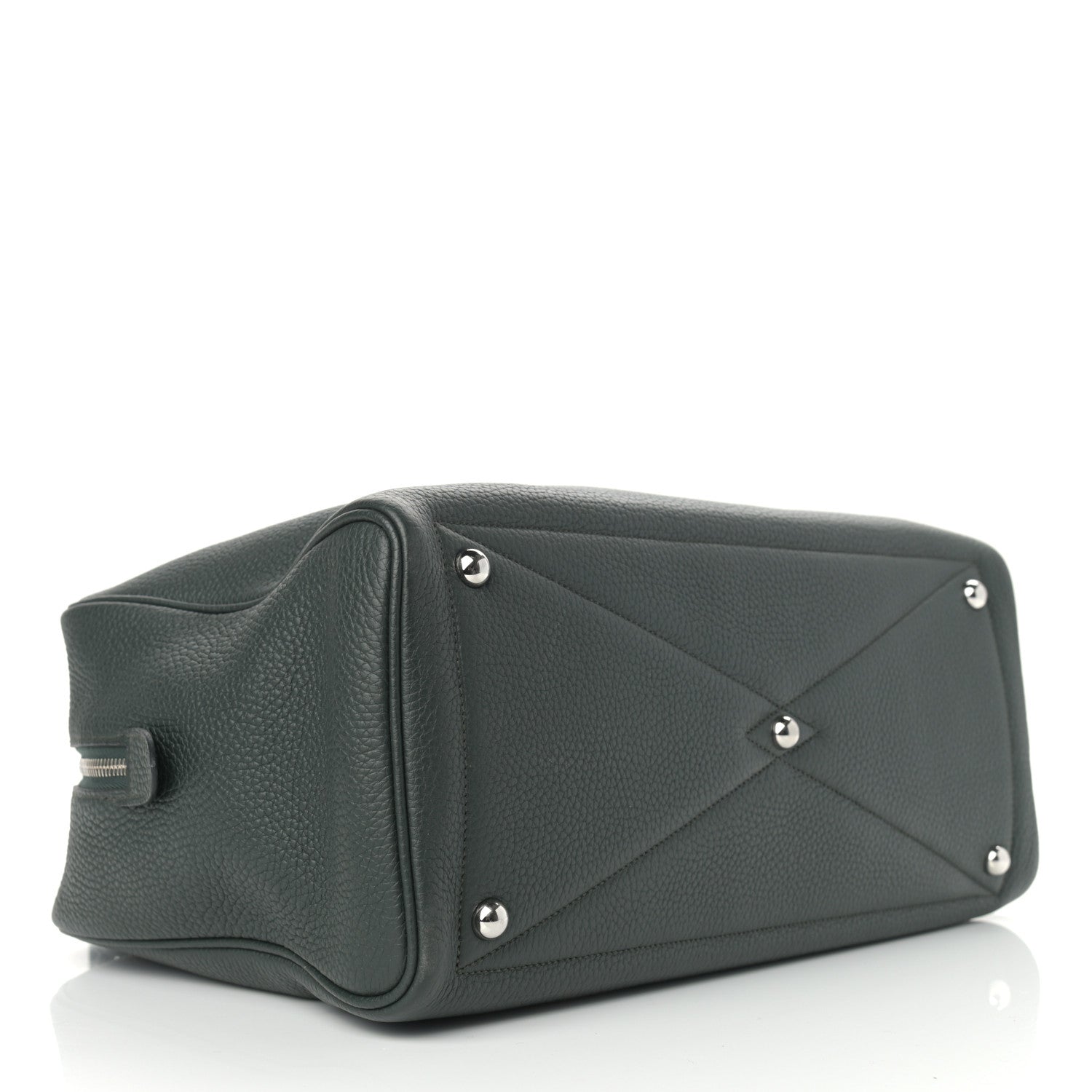 Hermes Taurillon Clemence Victoria II 35 Vert Fonce 4 of 11