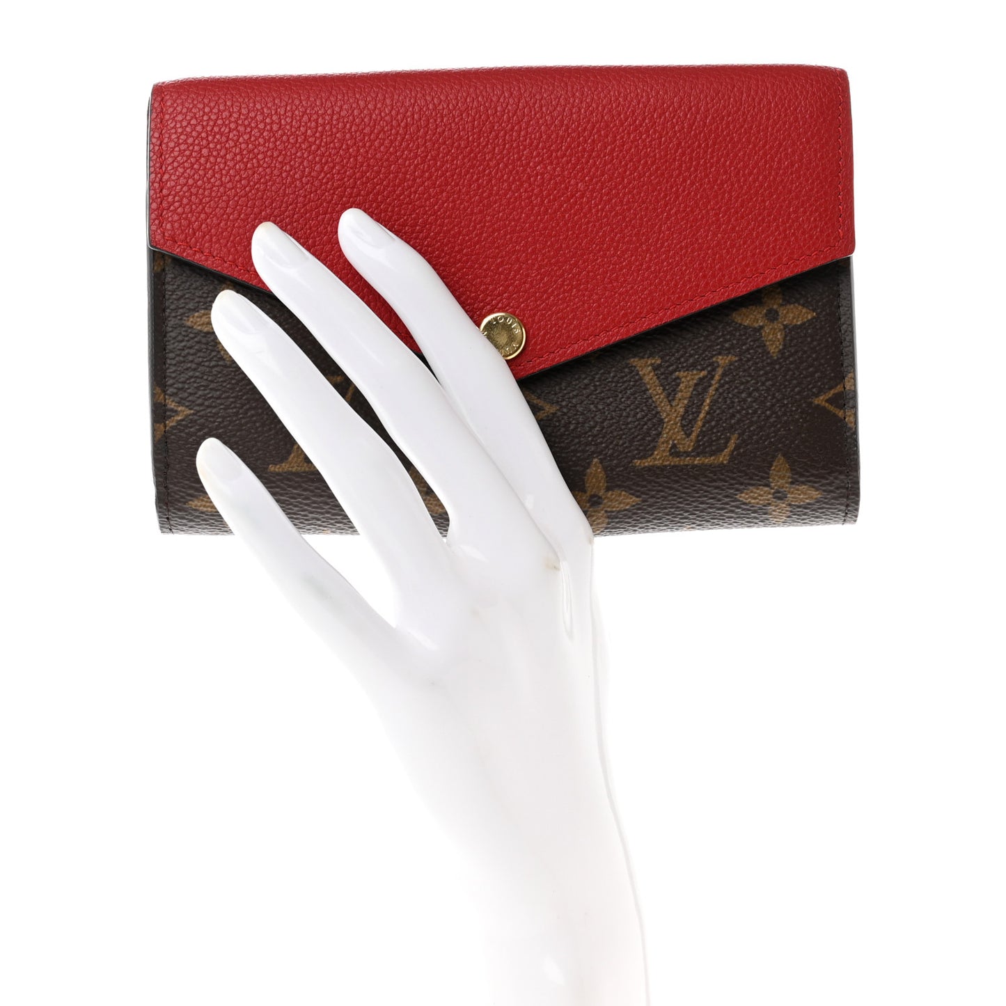 Monogram Pallas Compact Wallet Cherry